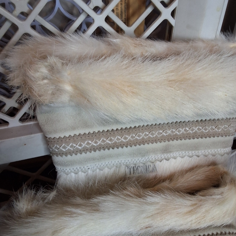 Tecnica vintage after ski calf/ goathair snow boots 6 - Picture 10 of 13